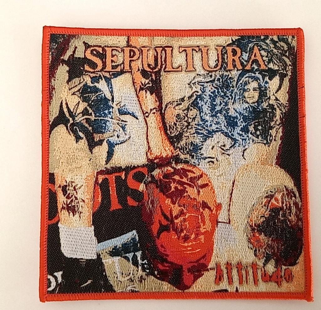 Sepultura attitude patch 92 limited edition patch soulfly, Verzenden, Nieuw, Kleding