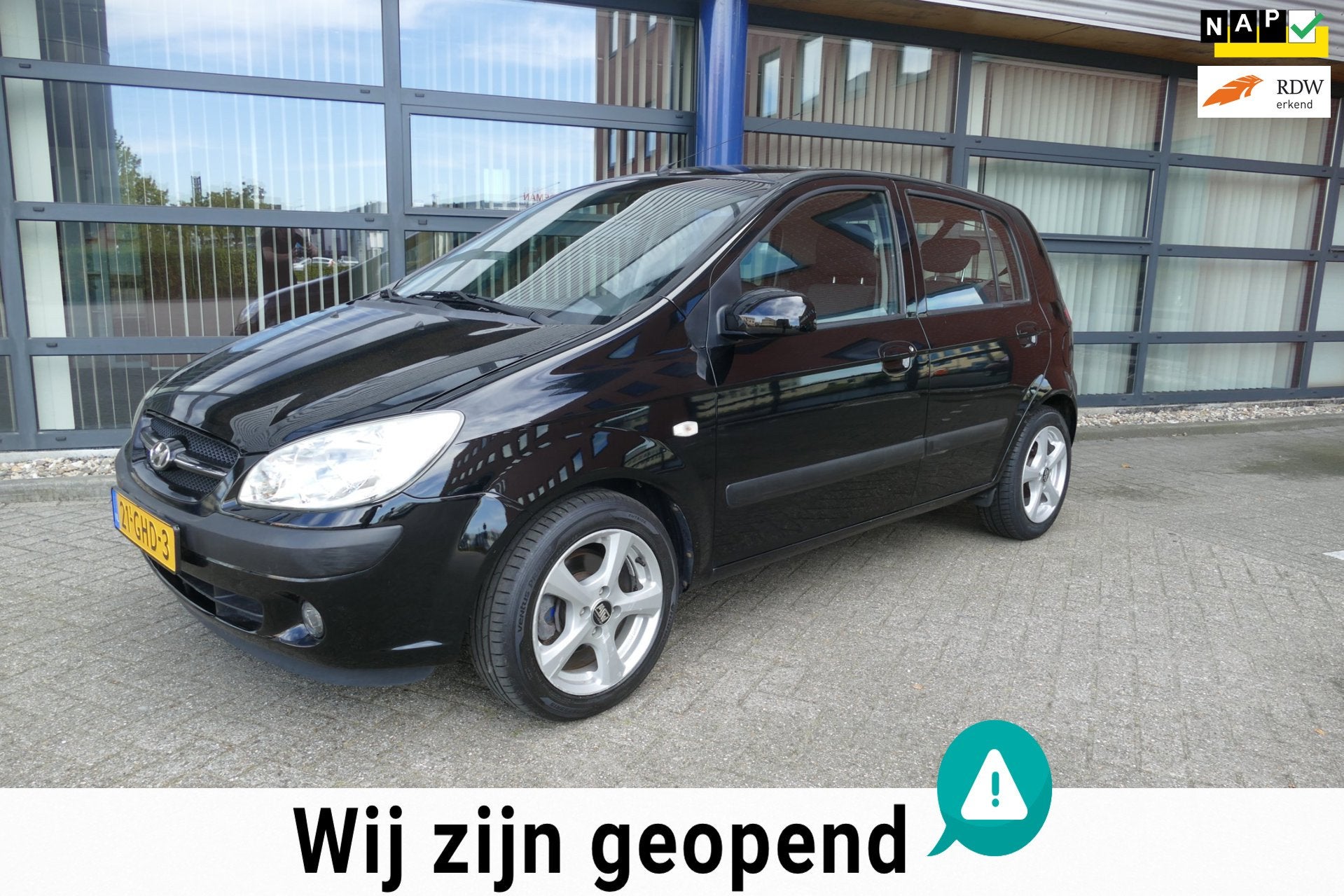 Hyundai Getz 1.4i Active Cool 5drs Airco Apk 25-08-2027, Auto's, Voorwielaandrijving, Dealer onderhouden, Gebruikt, 4 cilinders