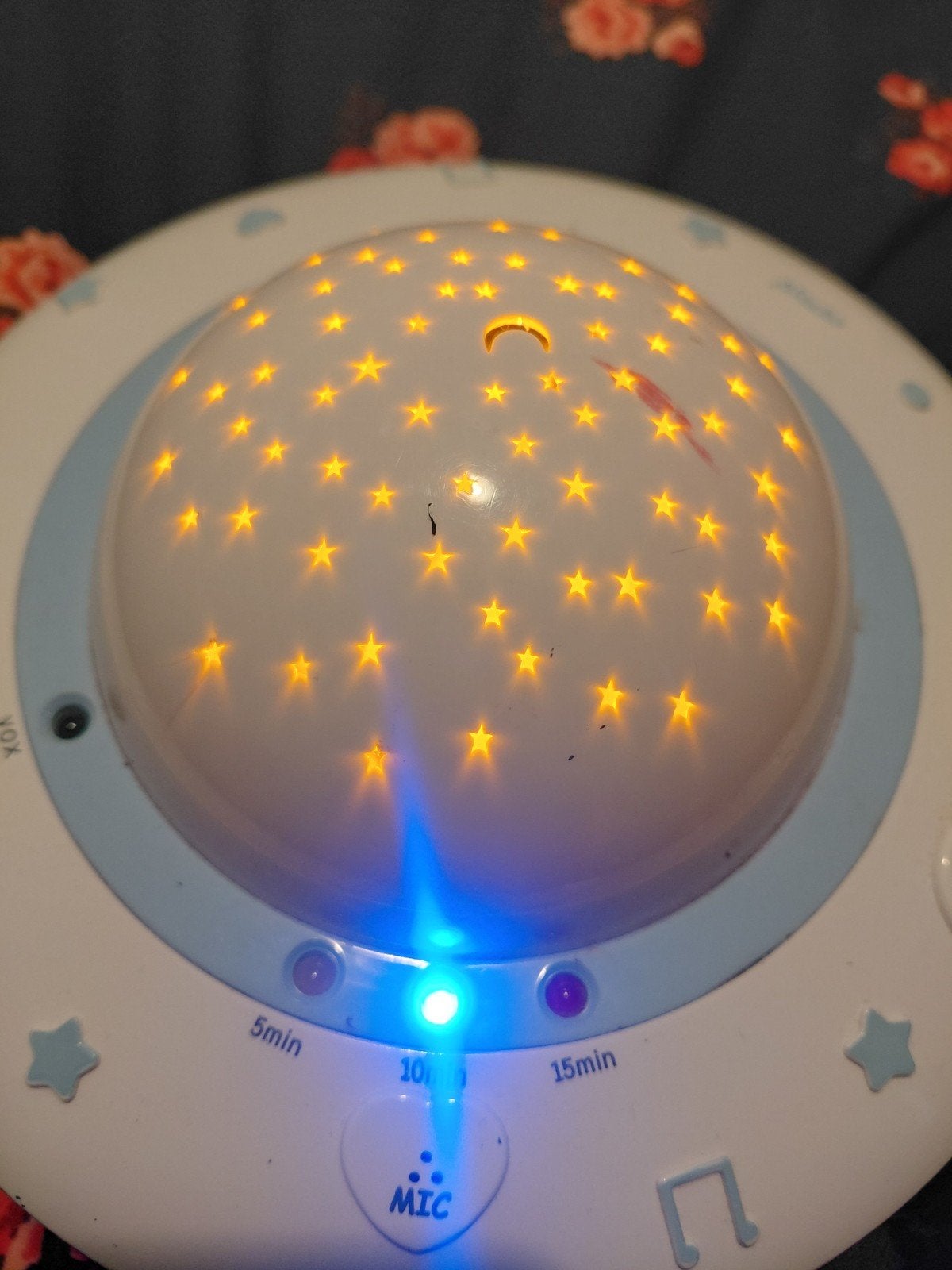 Alecto BC-125 Babyprojector met sterrenhemel en slaapliedjes, Ophalen, Gebruikt, Minder dan 100 meter