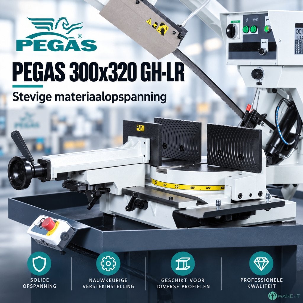 Bandzaagmachine Pegas-Gonda 300x320mm Verstek VOORRAAD!, 70 mm of meer, Nieuw, Pegas-Gonda, Ophalen of Verzenden