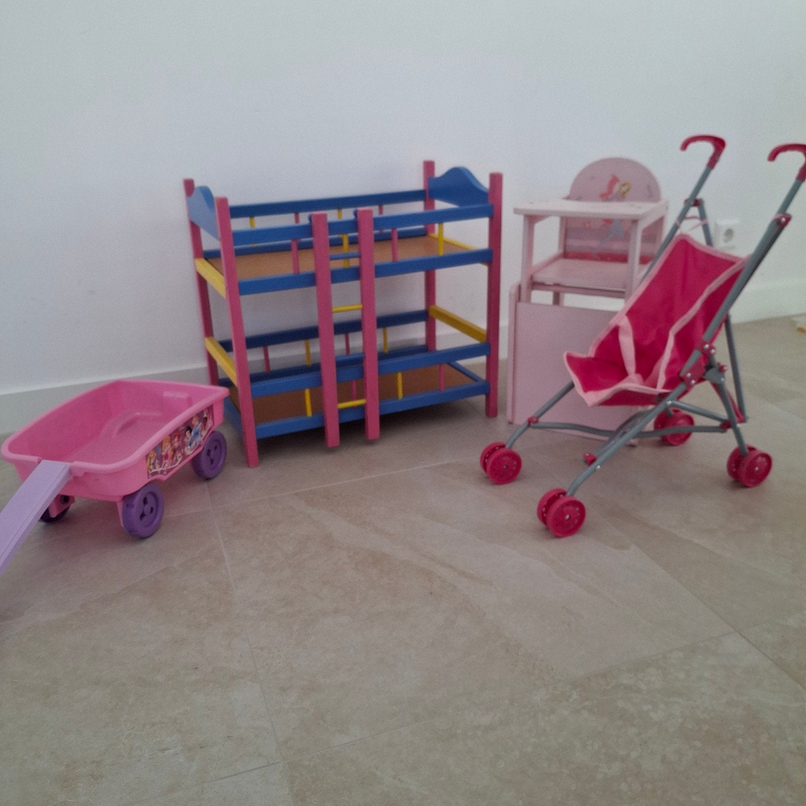 stapelbed,  poppenstoel,  wagentje, buggy nijntje, Kinderen en Baby's, Ophalen, Zo goed als nieuw