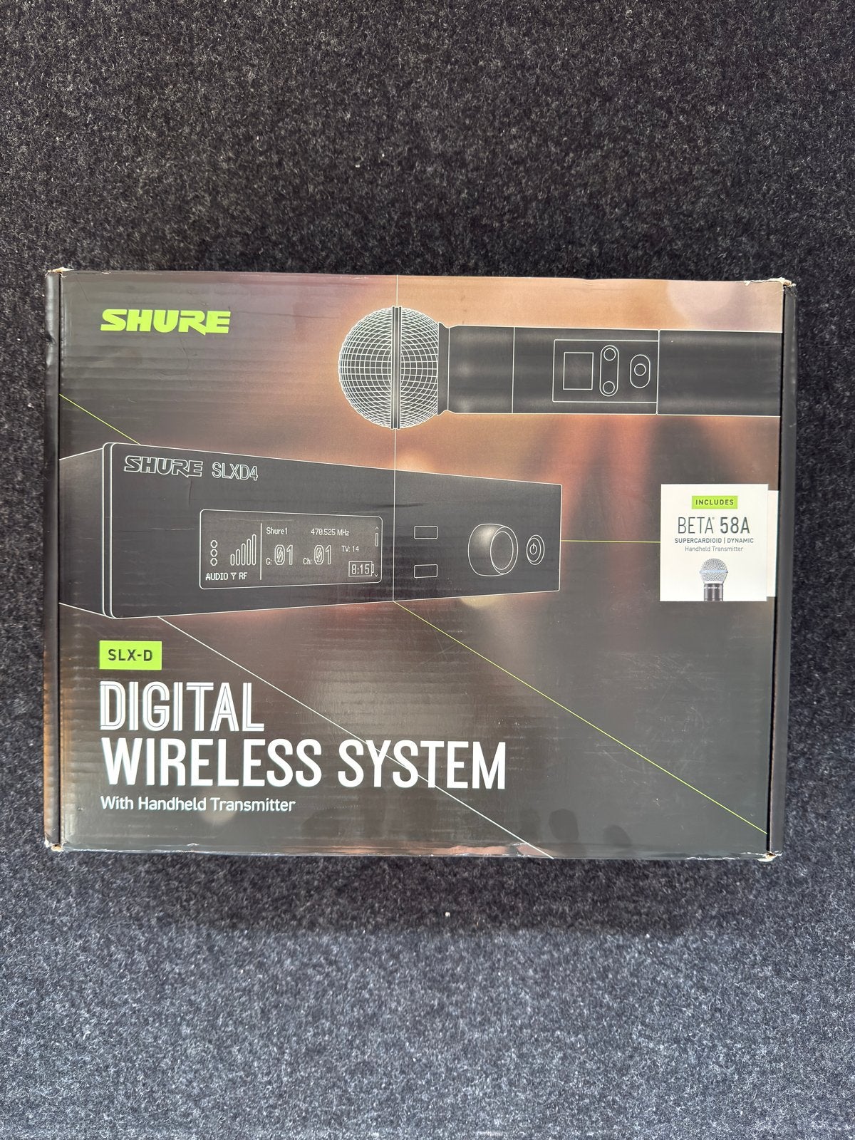 Shure SLX-D Digital Wireless System met Beta 58A Microfoon, Ophalen, Nieuw, Zangmicrofoon, Draadloos