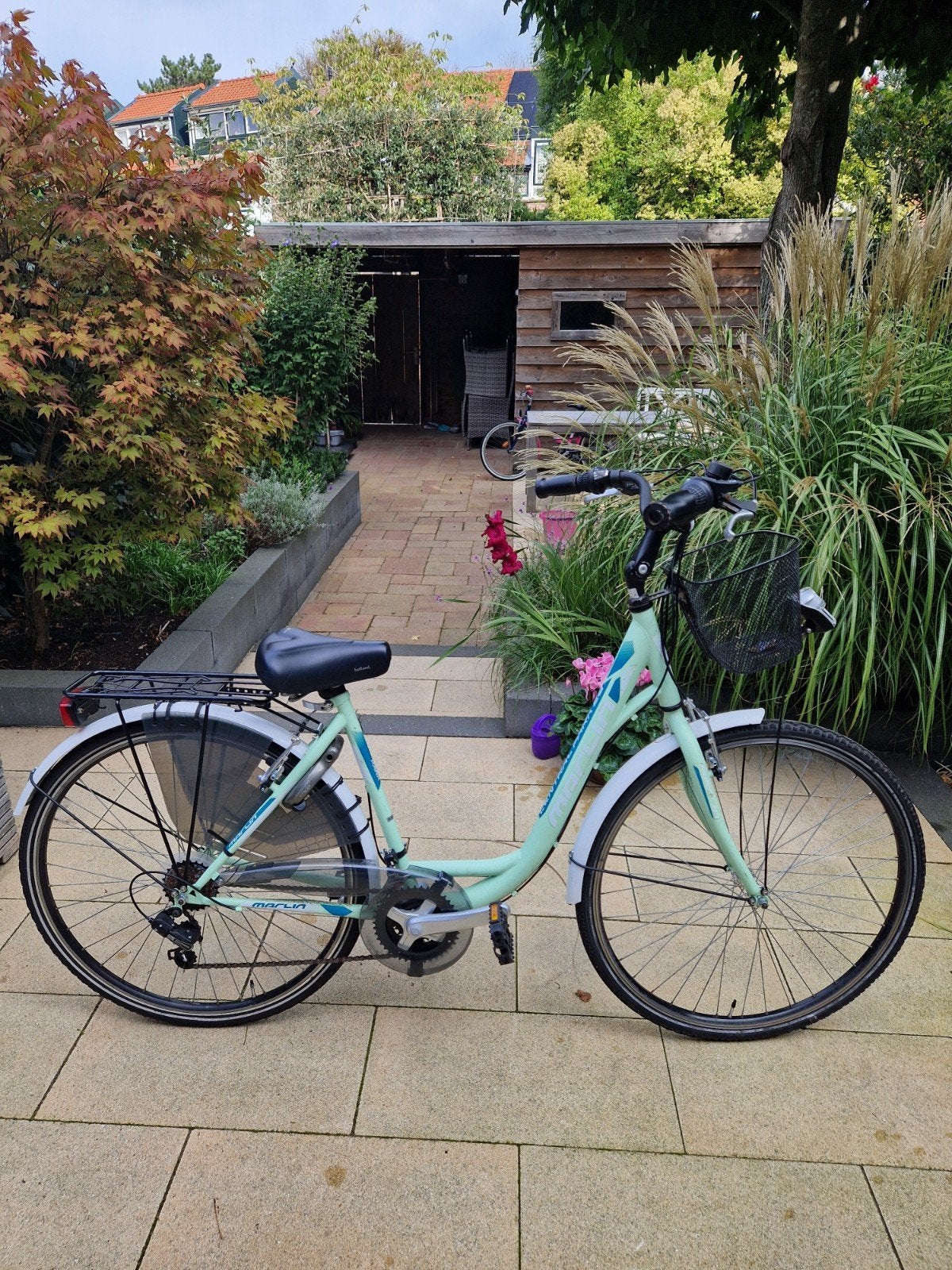 Excel Central Park 28 Inch Damesfiets 18 Versnellingen, Gebruikt, Velgrem, 47 tot 50 cm, Versnellingen