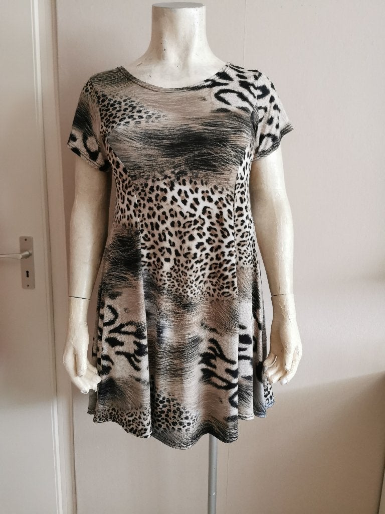89... zgan tuniek - jurk  maat  44 - 46, Ophalen of Verzenden, Zo goed als nieuw, Overige kleuren, Blouse of Tuniek