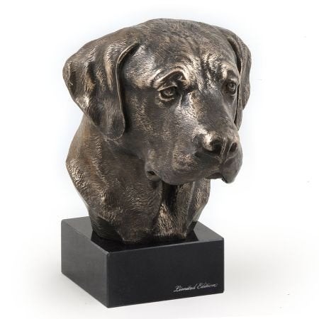 Te koop beeld van een Labrador  castle-brons, Ophalen of Verzenden, Nieuw, Dier