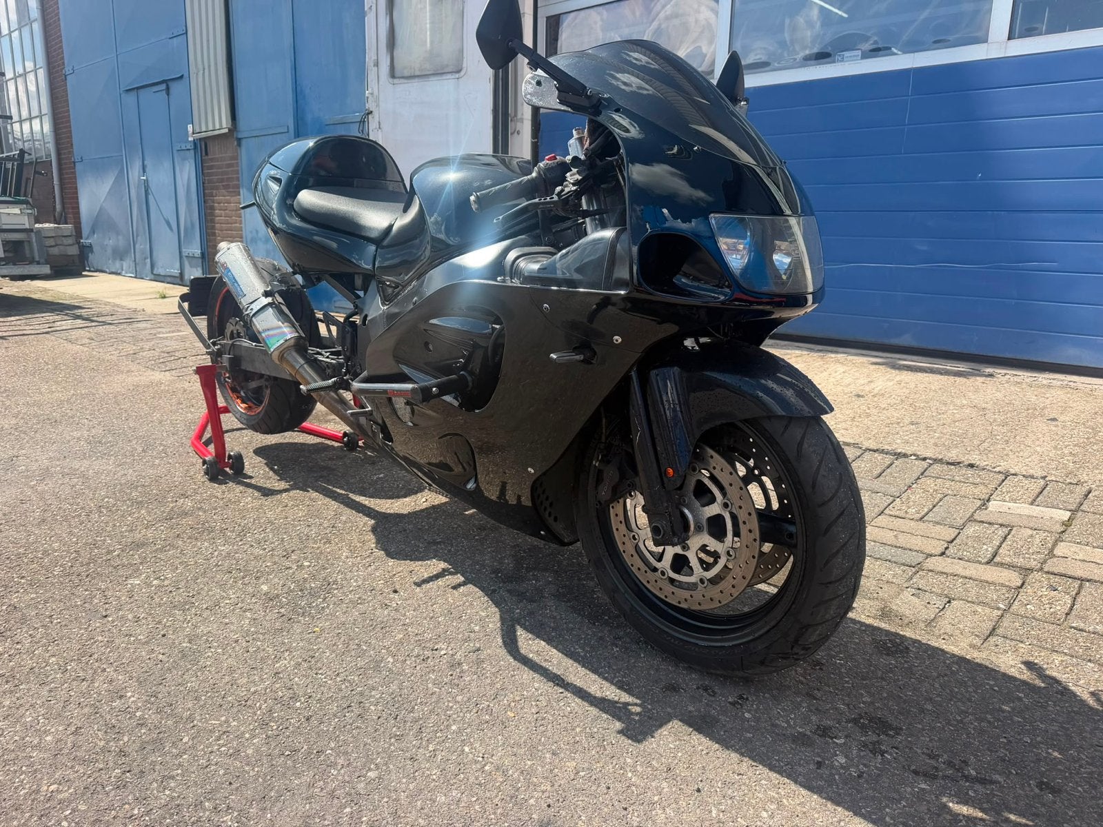 Suzuki GSX-R 750 verlengd op kenteken., Motoren, 750 cc, Sportuitlaat, Occasion, 4 cilinders