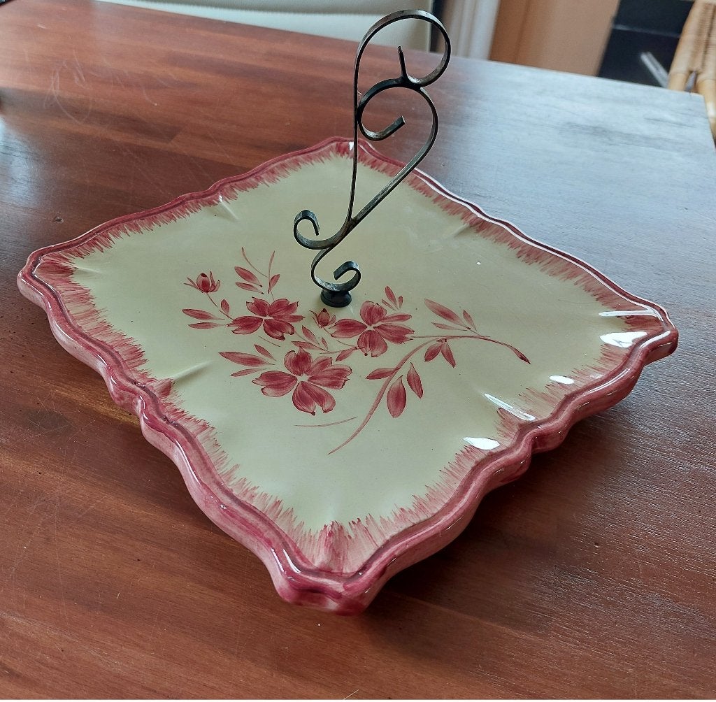 Vallauris France | Vintage kaasplateau | jaren 50 of 60, Antiek en Kunst, Verzenden