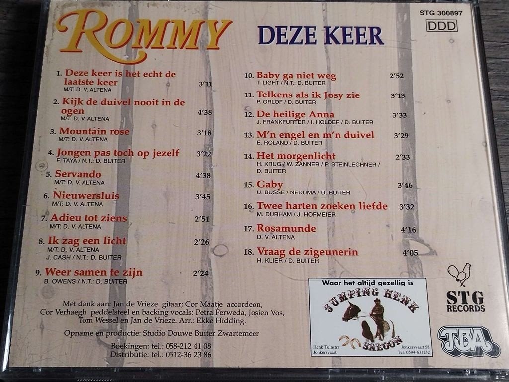 Rommy – Deze Keer, Ophalen of Verzenden, Zo goed als nieuw, Levenslied of Smartlap