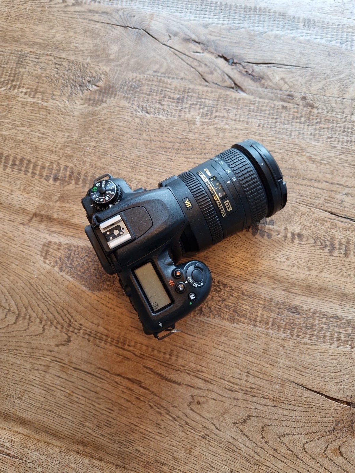Nikon D7500 18-200 DX VR II Kit, Audio, Tv en Foto, Fotocamera's Digitaal, Ophalen, Lensdop, Gebruikt, Spiegelreflex