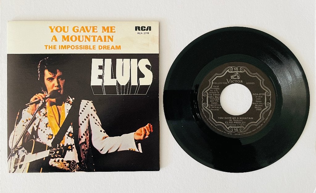 Elvis - You Gave Me A Mountain / The Impo... - Single - 1978, 7 inch, Ophalen of Verzenden, Zo goed als nieuw, Fotohoes