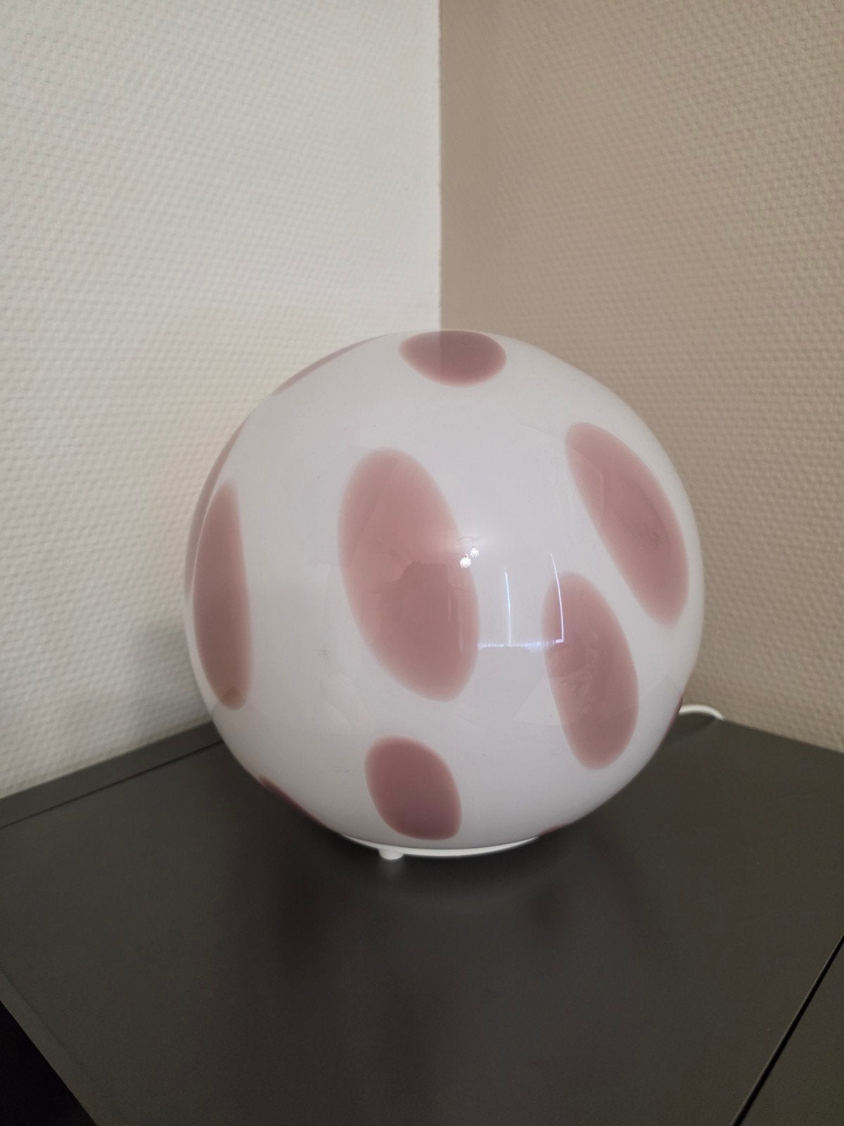 IKEA FADO tafellamp roze, Ophalen, Gebruikt, Met schakelaar, Wit