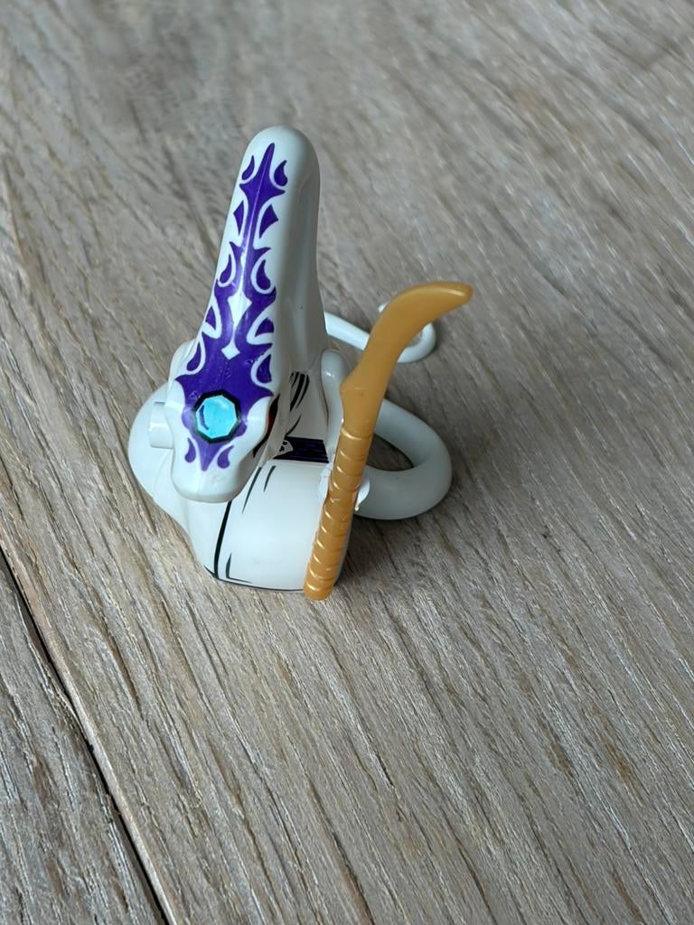 Dit is de LEGO Ninjago Pythor P. Chumsworth (Wit) minifiguur, Ophalen of Verzenden, Zo goed als nieuw