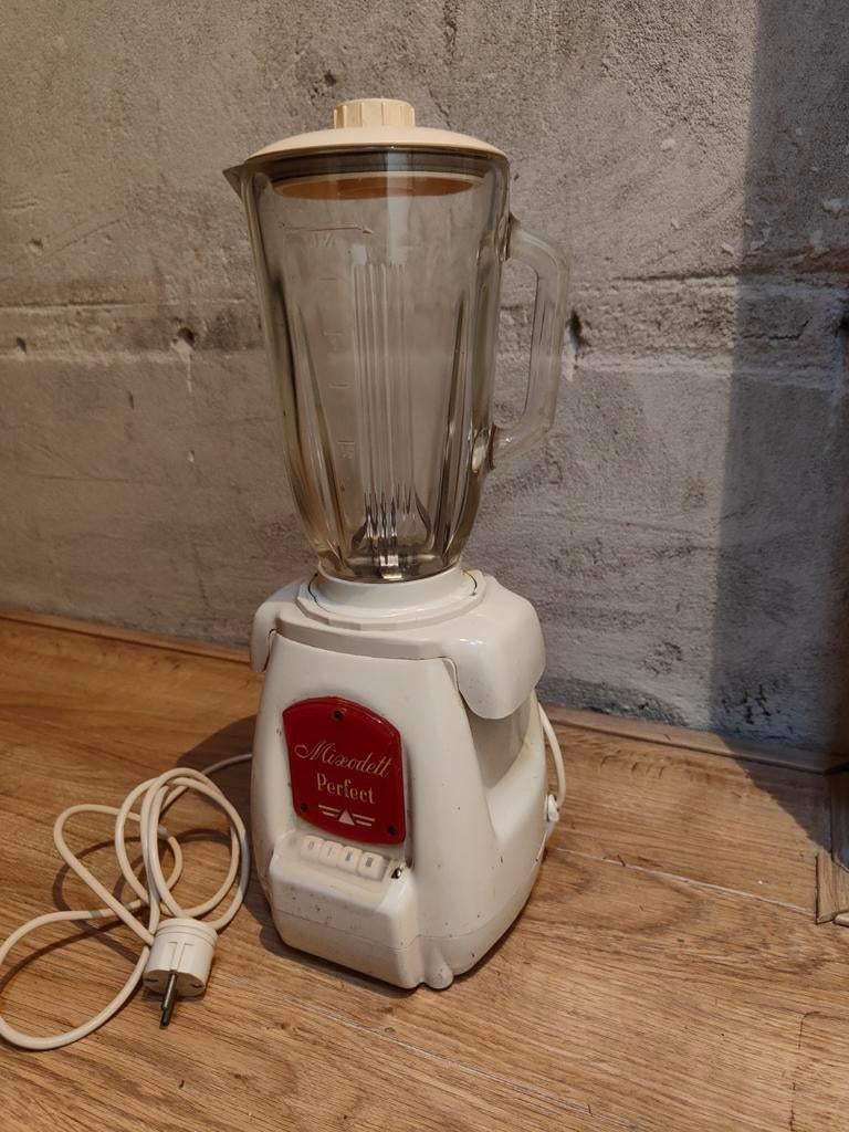 Vintage Mixodett Perfect blender inc origineel recepten boek, Ophalen of Verzenden, Gebruikt, Blender