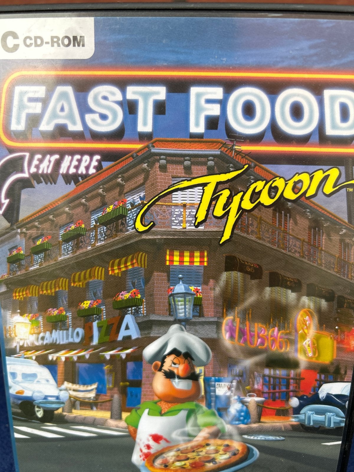 Fast Food Tycoon PC CD-ROM - Bouw je eigen restaurantimperiu, Spelcomputers en Games, Ophalen, Gebruikt, 1 speler, Vanaf 7 jaar