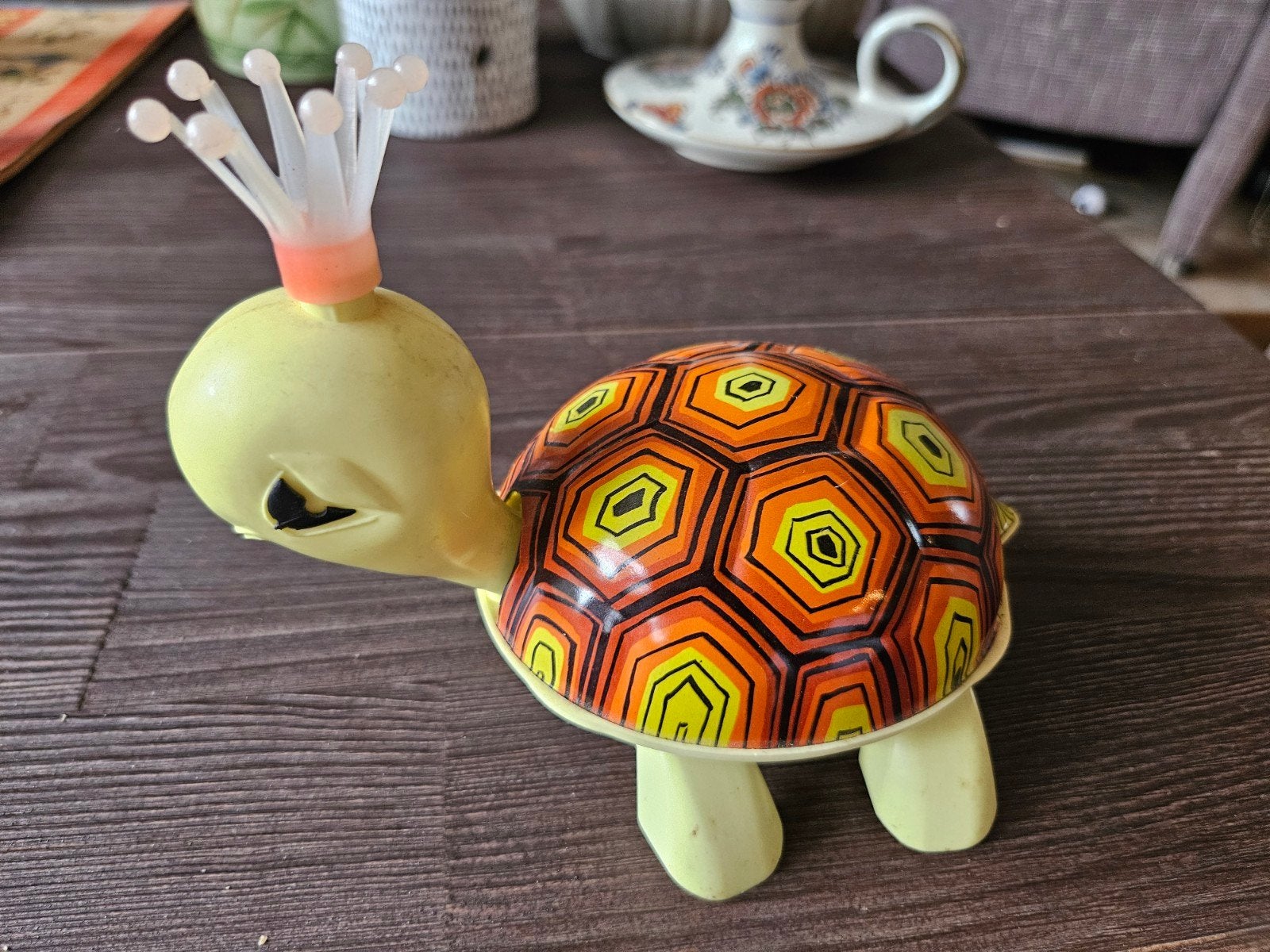 Blikken speelgoed schildpad - Jaren '70, Ophalen of Verzenden