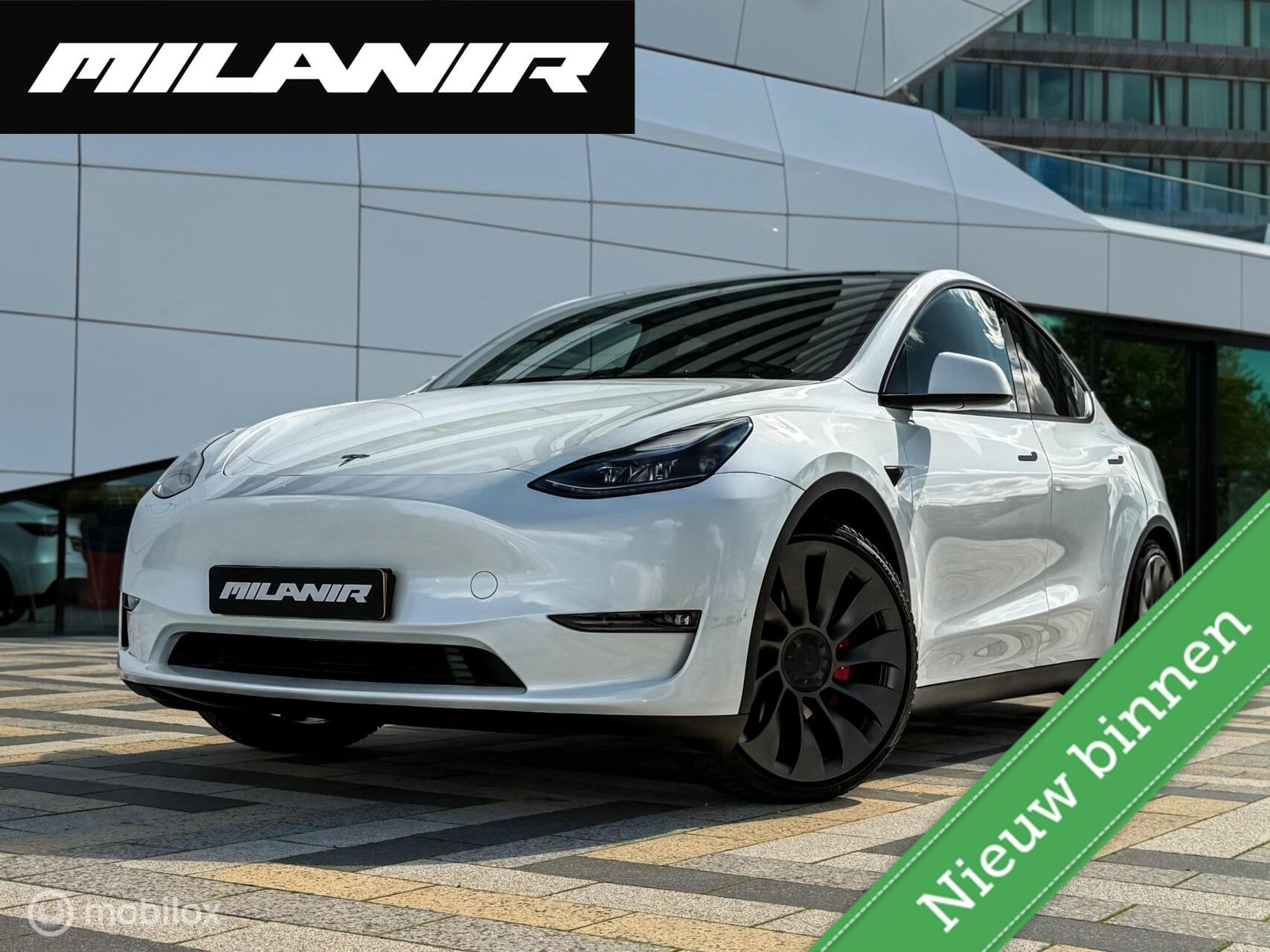 Tesla Model Y Performance AWD 75 kWh |Autopilot|BTW|1e eigen, Auto's, Tesla, Automaat, Dealer onderhouden, Gebruikt, Zwart