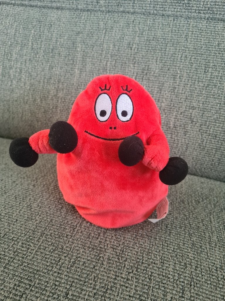 Barbapapa knuffel knuffeltje pluche spierballen gym sport, Overige merken, Overige karakters, Overige typen, Bandai