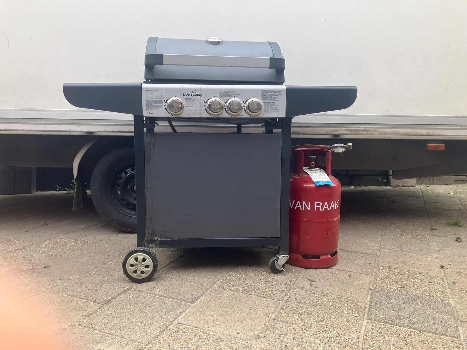 Nice cooker gasbarbecue, Ophalen of Verzenden, Zo goed als nieuw