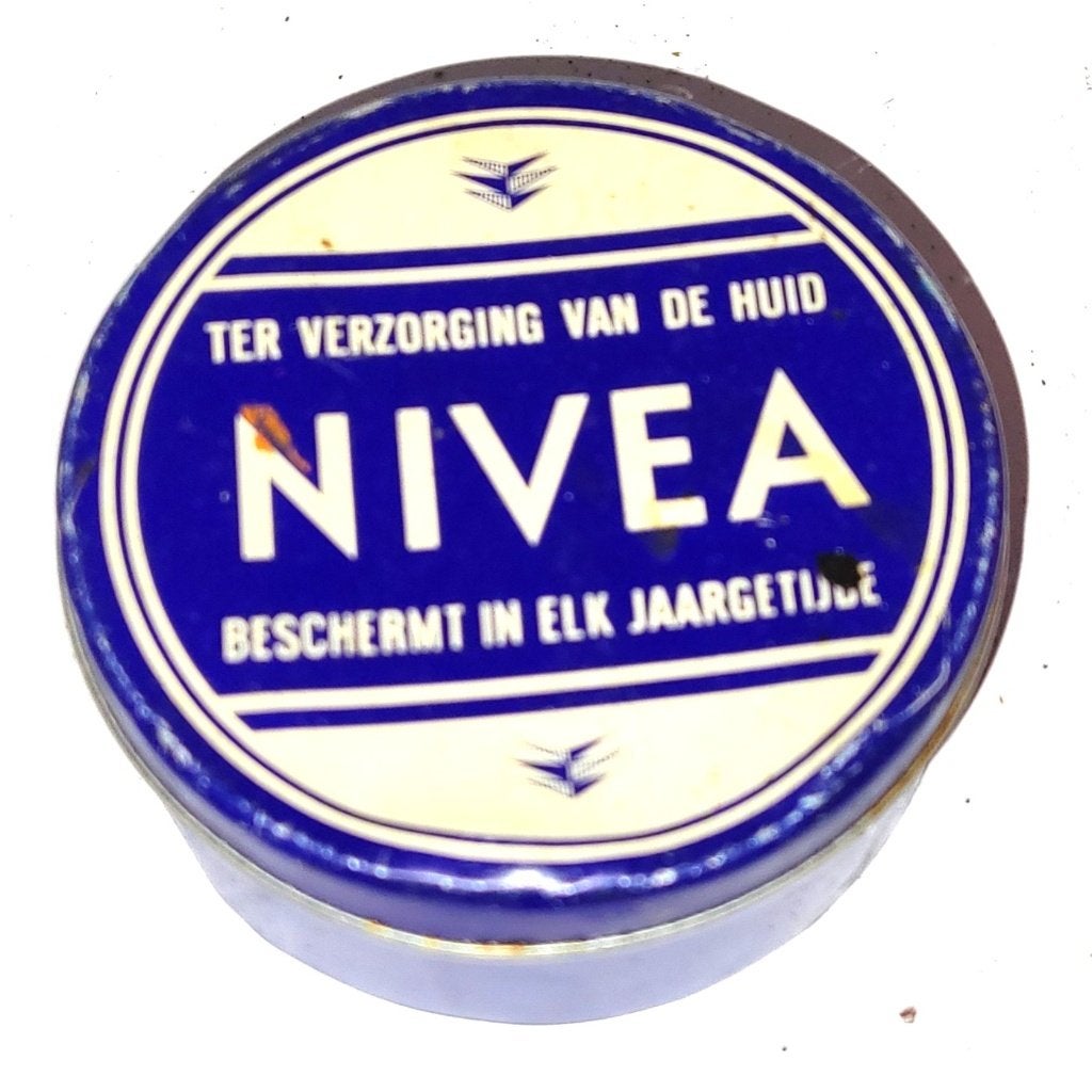 blik Nivea crème, 1950 -1970, Vintage Retro, Ophalen of Verzenden, Overige