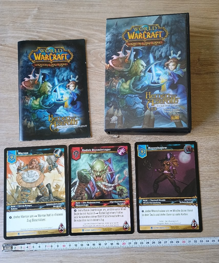 World of warcraft trading card game - Helden von Azeroth, Ophalen of Verzenden, Gebruikt, Starterdeck