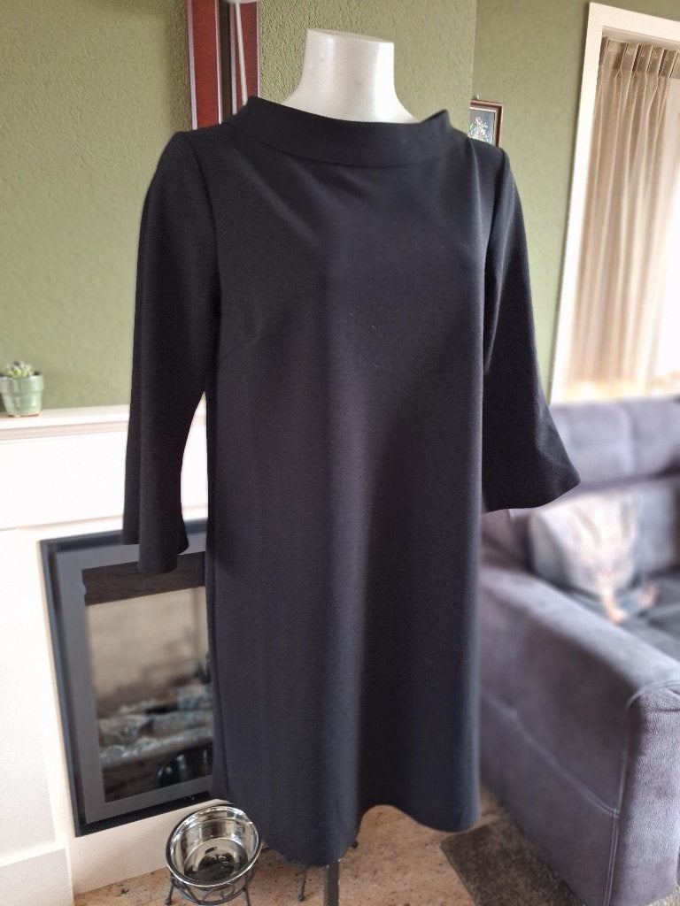 Rinascimento zwarte jurk LBD mt L, Verzenden, Zwart, Zo goed als nieuw, Boven de knie