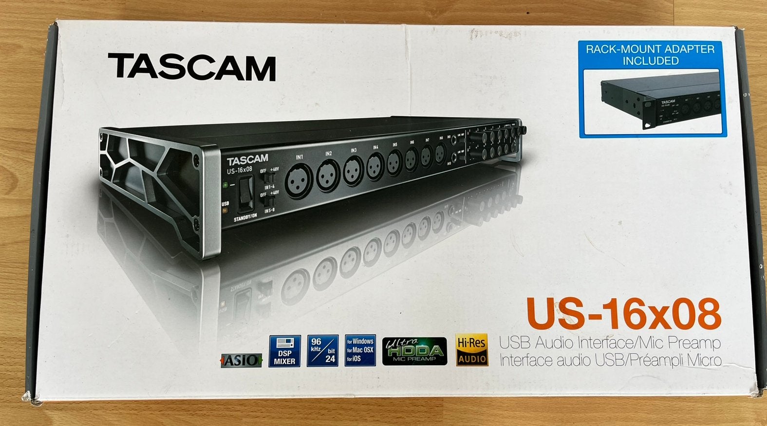 Tascam US-16x08 USB Audio Interface - Zo goed als nieuw, Ophalen, Zo goed als nieuw, 10 tot 20 kanalen, Microfooningang