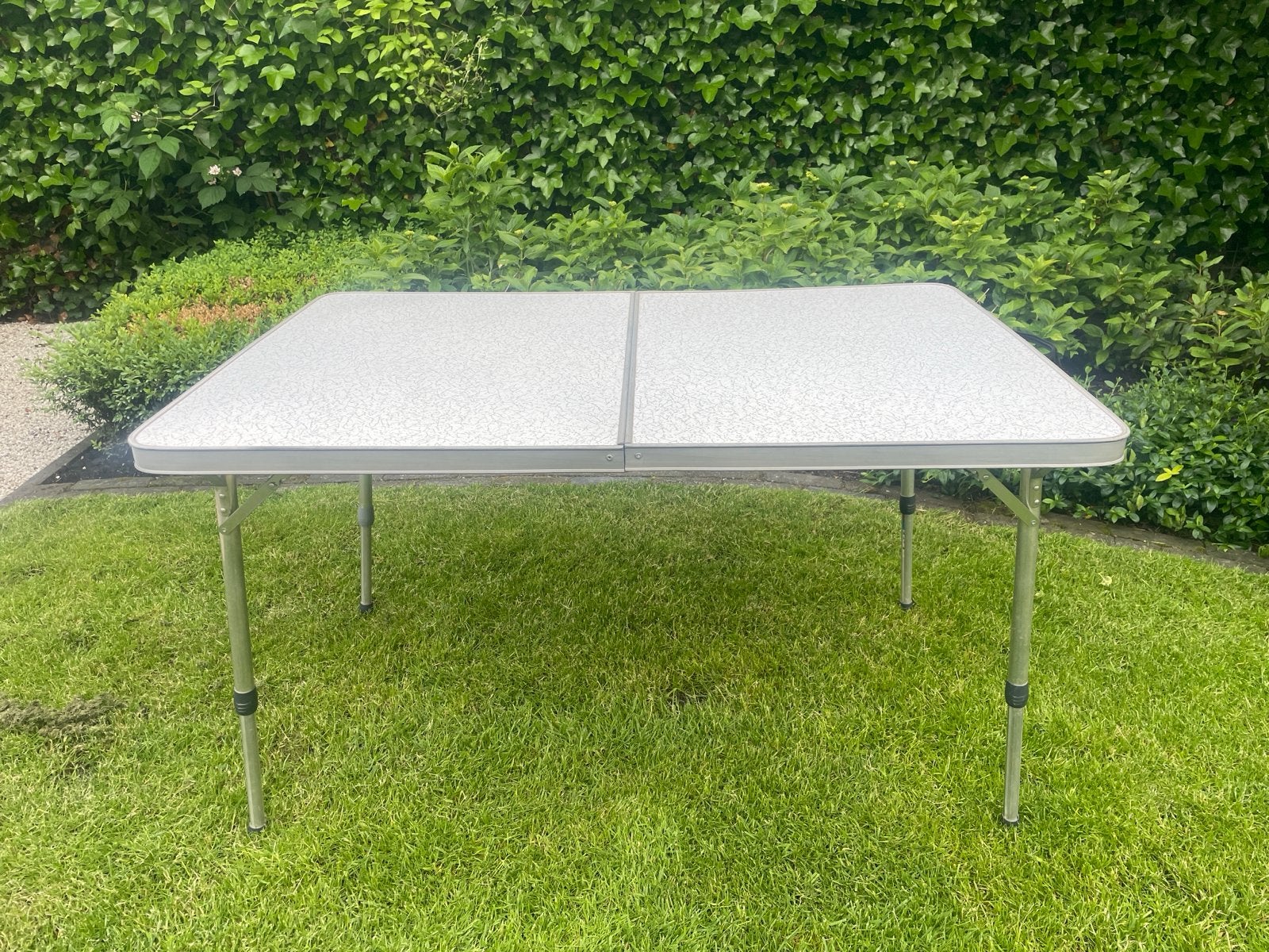 Crespo - Inklapbare campingtafel ca 118x78, Ophalen, Gebruikt, Campingtafel