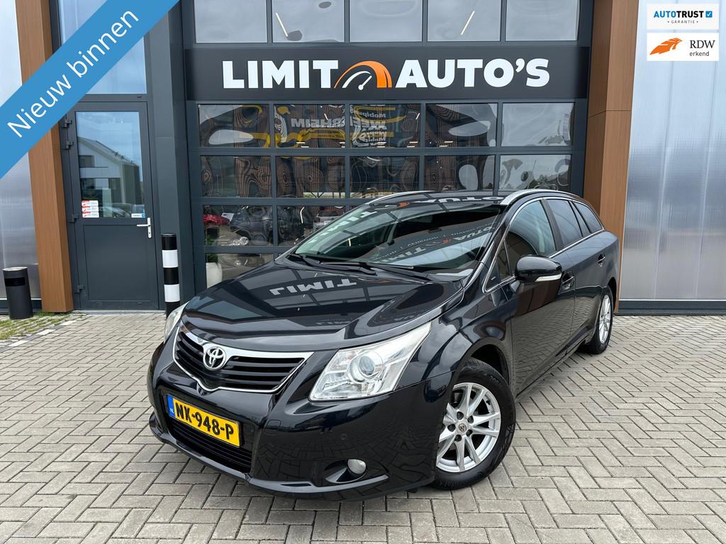 Toyota Avensis Wagon 1.8 VVTi Business Aut/Climate/Camera/Na, Auto's, Euro 5, 4 cilinders, Zwart, 1600 kg