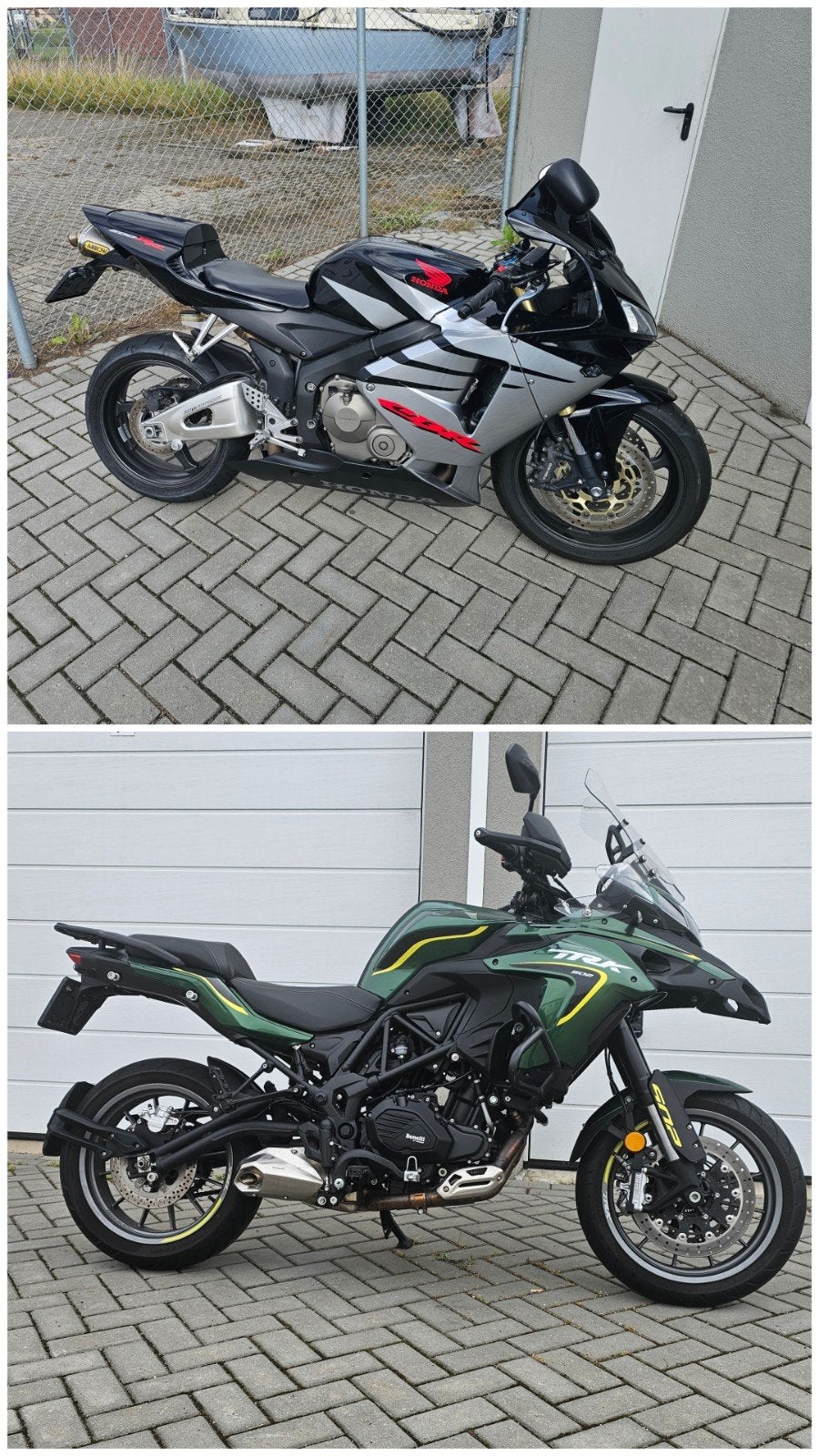 Benelli TRK502, bj2023 4910km en Honda CBR600RR PC37B 2006, Motoren, 2 cilinders, Bedrijf, Toermotor, Benelli