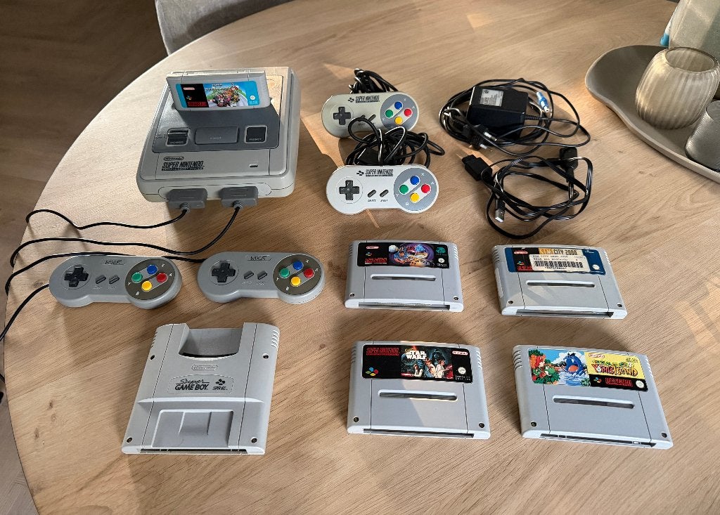 Super Nintendo SNES + 5 games + Super Game Boy + HDMI, Avontuur en Actie, Gebruikt, 1 speler, Ophalen of Verzenden