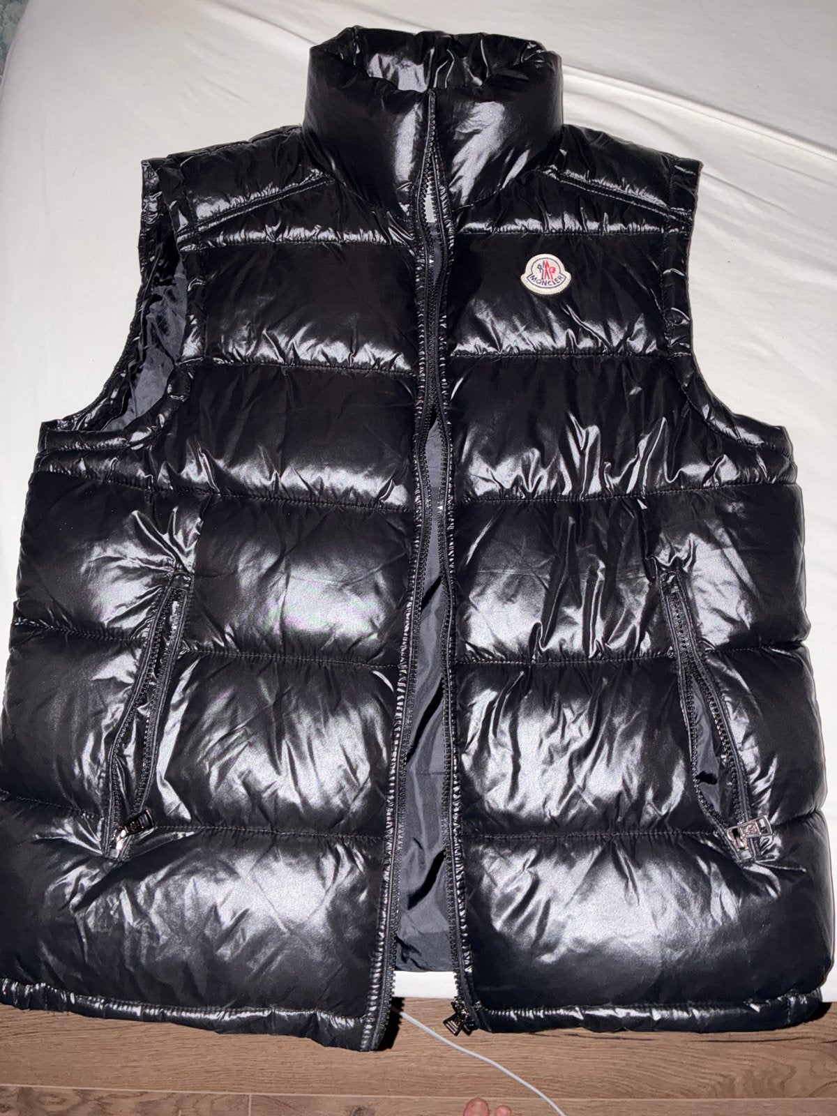 Moncler Bodywarmer Zwart - Zo goed als nieuw, Kleding | Heren, Ophalen of Verzenden, Zo goed als nieuw, Maat 48/50 (M), Zwart