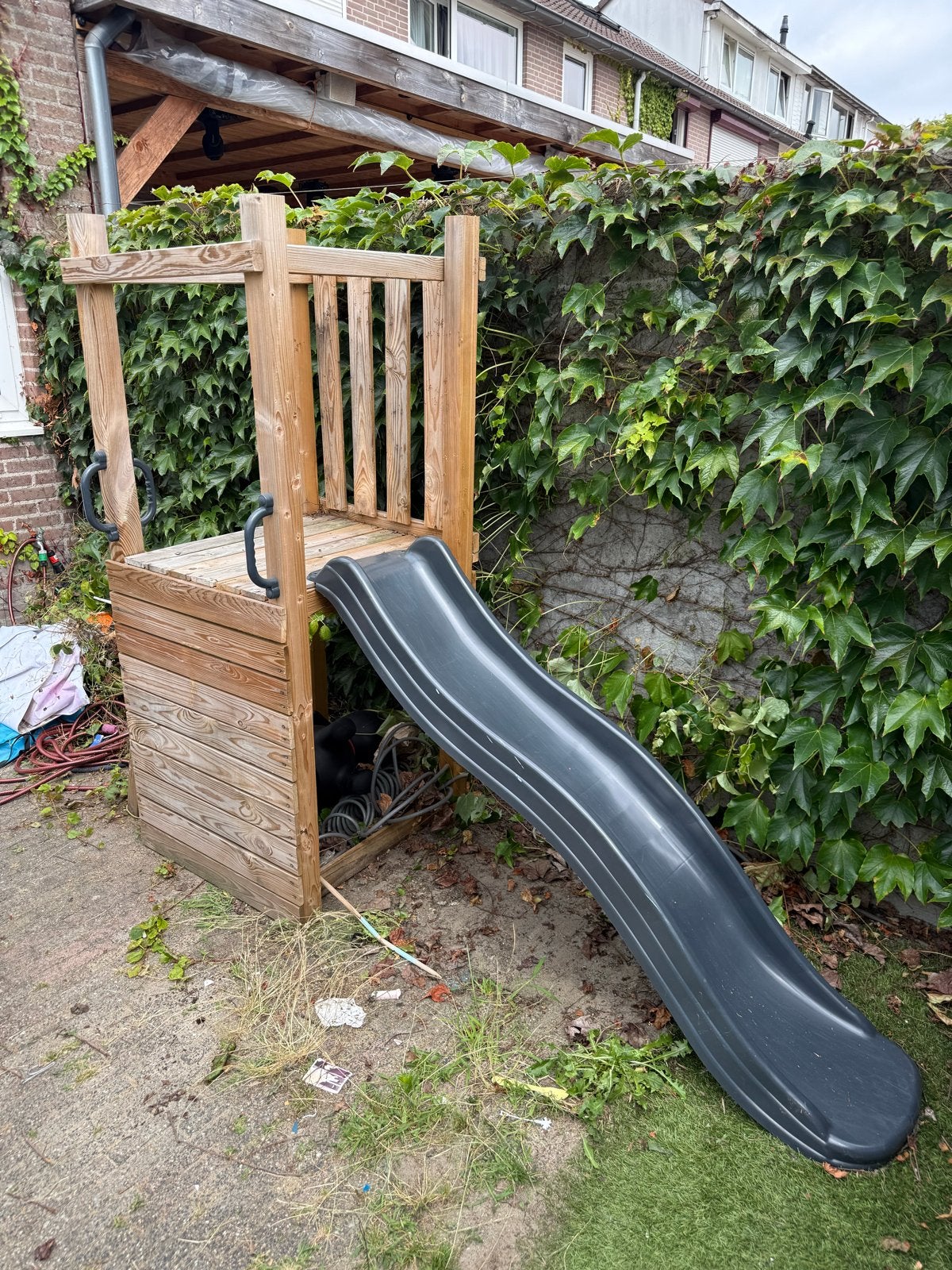 Klimtoestel met glijbaan - Gebruikt, Kinderen en Baby's, Speelgoed | Buiten | Speeltoestellen, Ophalen, Gebruikt, Glijbaan