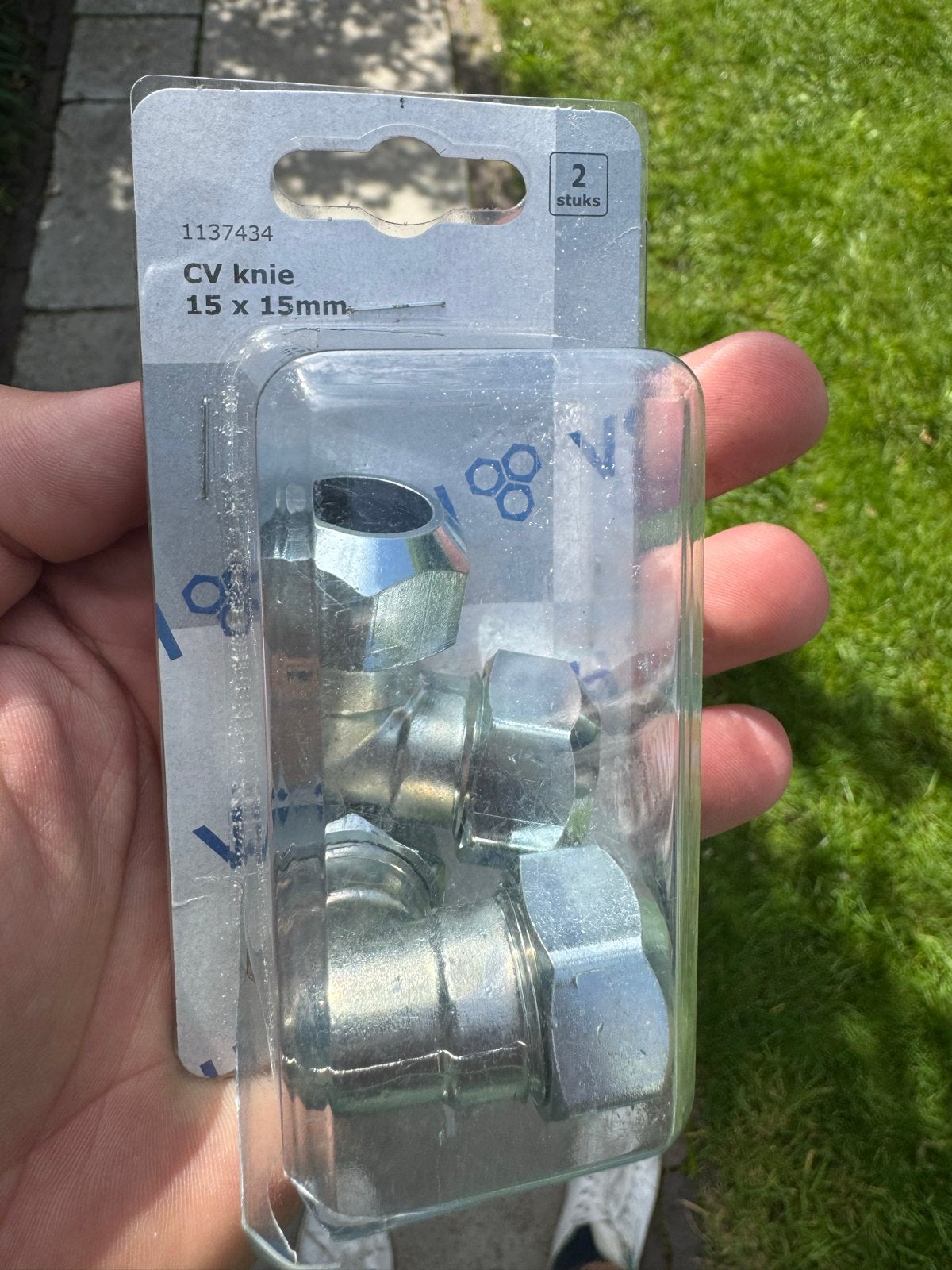 CV knie 15x15mm - 2 stuks, Ophalen of Verzenden, Nieuw, Overige merken, Overige typen
