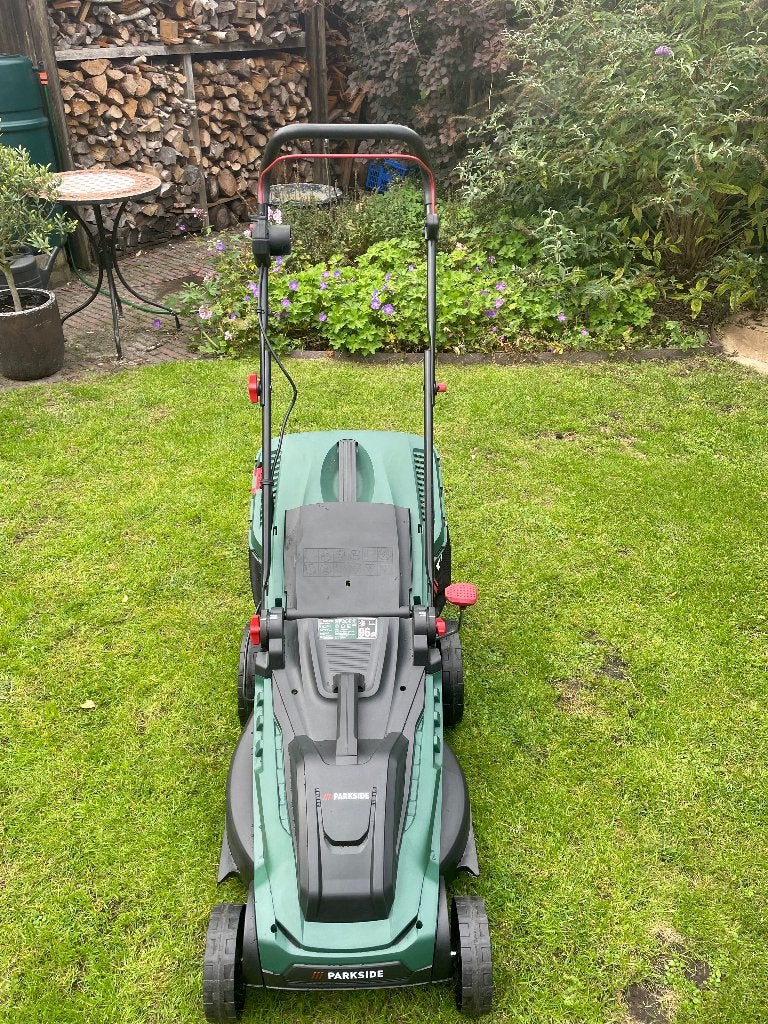 electrische grasmaaier, Tuin en Terras, Grasmaaiers, Cirkelmaaier, Elektrische grasmaaier, Parkside Lidl, Ophalen of Verzenden