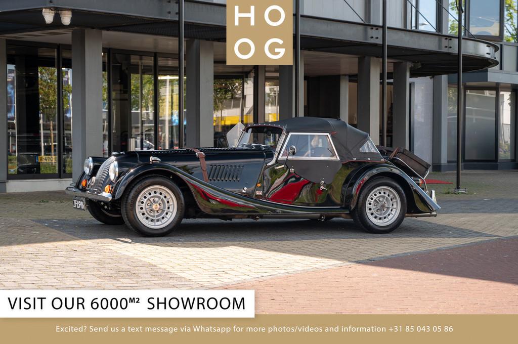 Morgan Plus 8 3.9 V8 (bj 1992), 3948 cc, 190 pk, Cabriolet, Zwart