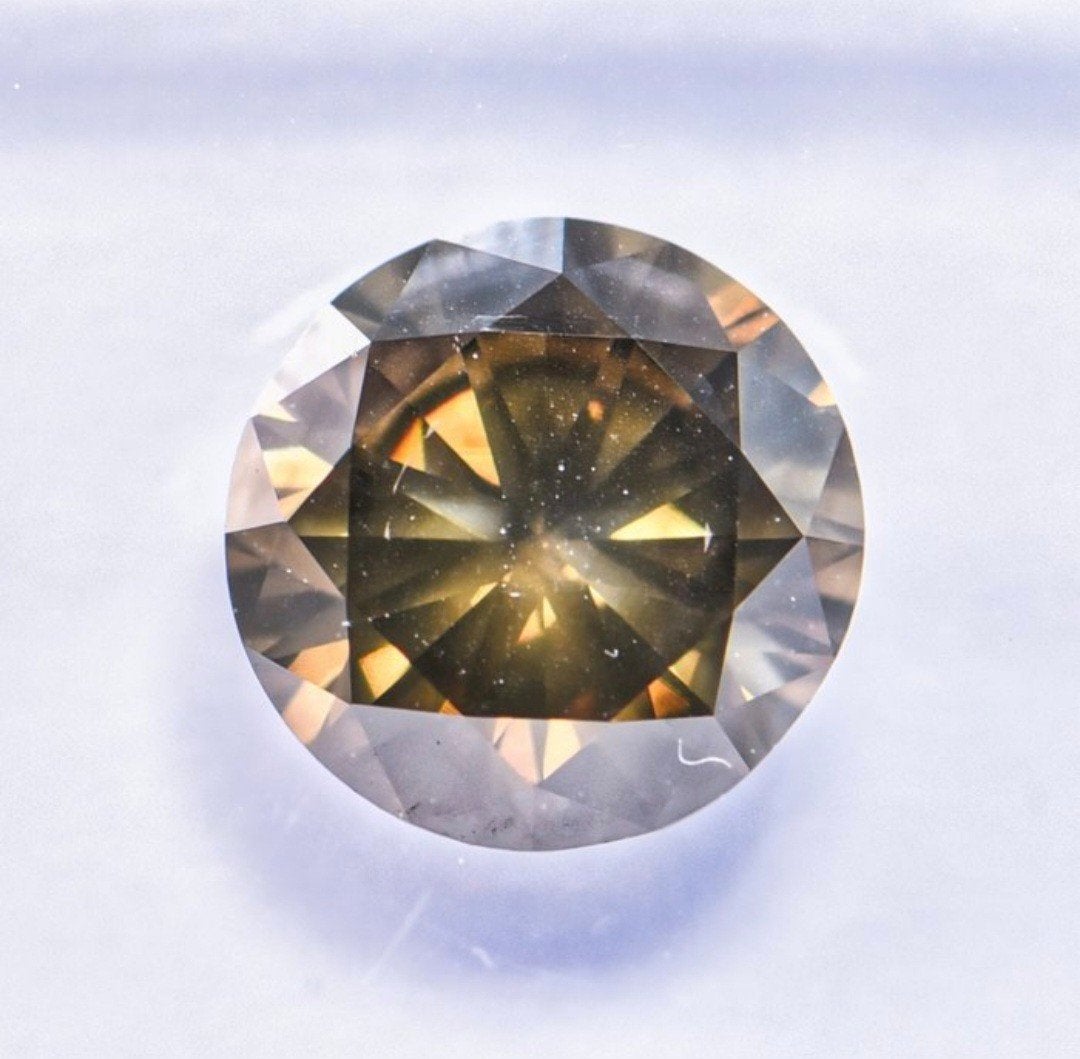 IGI Gecertificeerde Natuurlijke Fancy Bruine Diamant 1.65 Ct, Ophalen of Verzenden, Nieuw