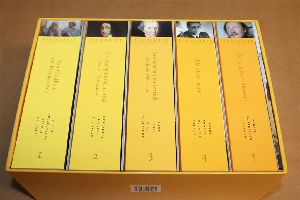 Filosofie Boxset — Van Oudheid tot Heden, 5 Delen, Verzenden, Zo goed als nieuw, Algemeen