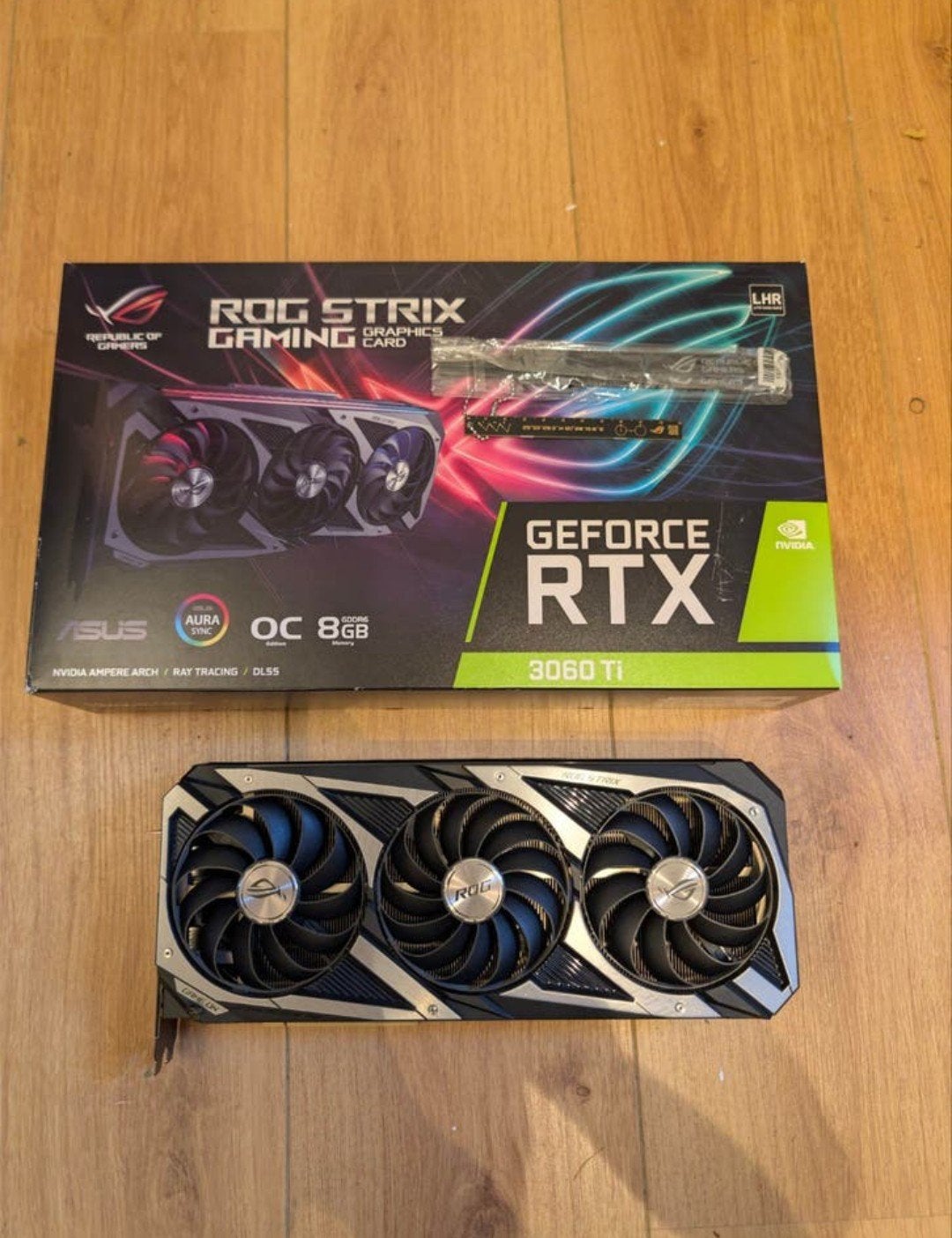 Asus ROG Strix RTX 3060 Ti - Zo goed als nieuw, Computers en Software, Videokaarten, Zo goed als nieuw, Nvidia, PCI-Express 4.0