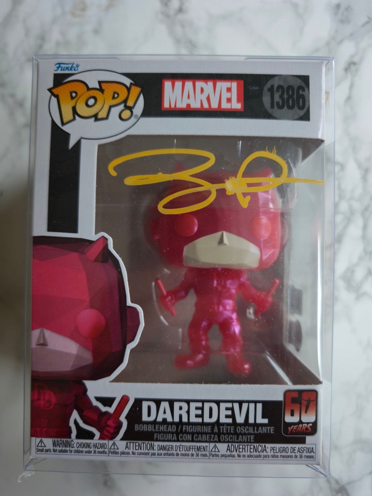 Funko Pop Daredevil gesigneerd Ben Affleck, Verzamelen, Ophalen of Verzenden, Nieuw