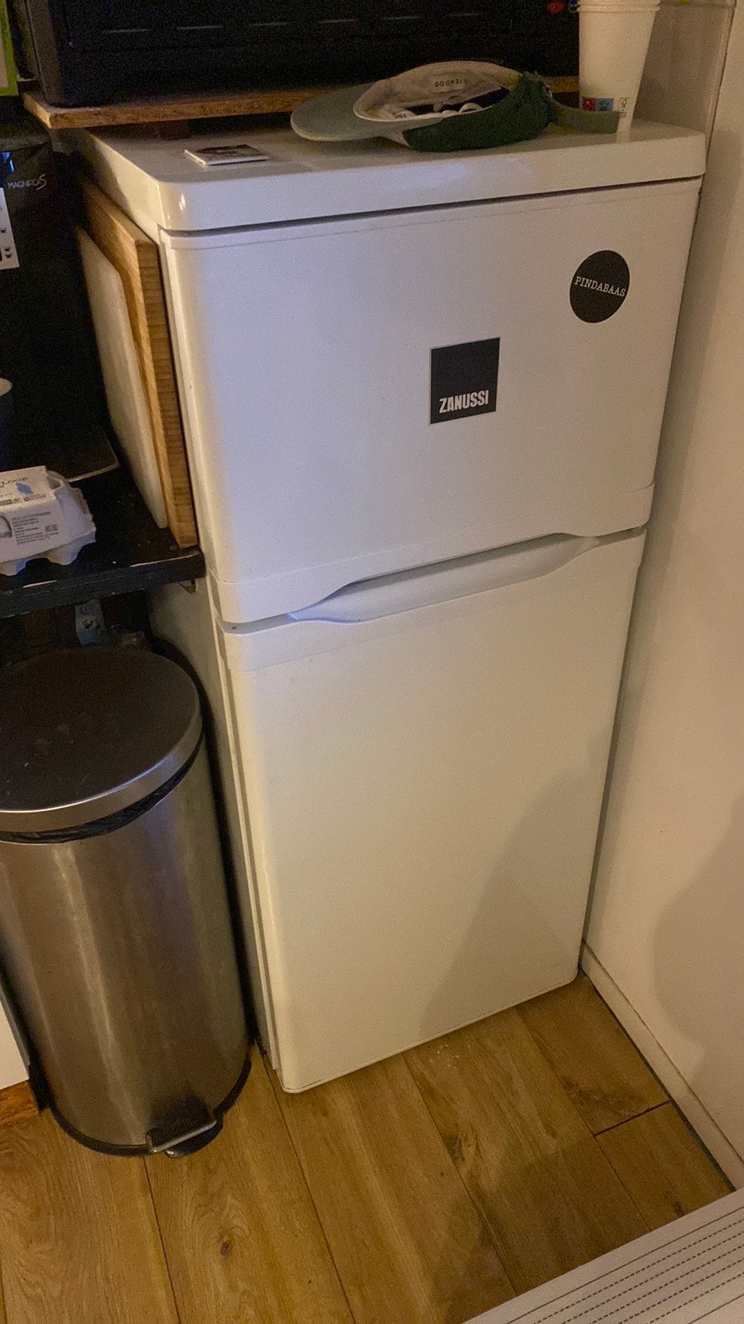 Koelvriescombinatie zanussi, Gebruikt, 200 liter of meer, Met aparte vriezer, Ophalen