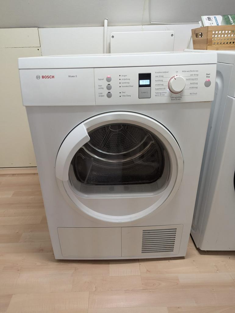 Bosch Maxx 8 Wasdroger, Ophalen, Wolprogramma, Luchtafvoer, Zo goed als nieuw