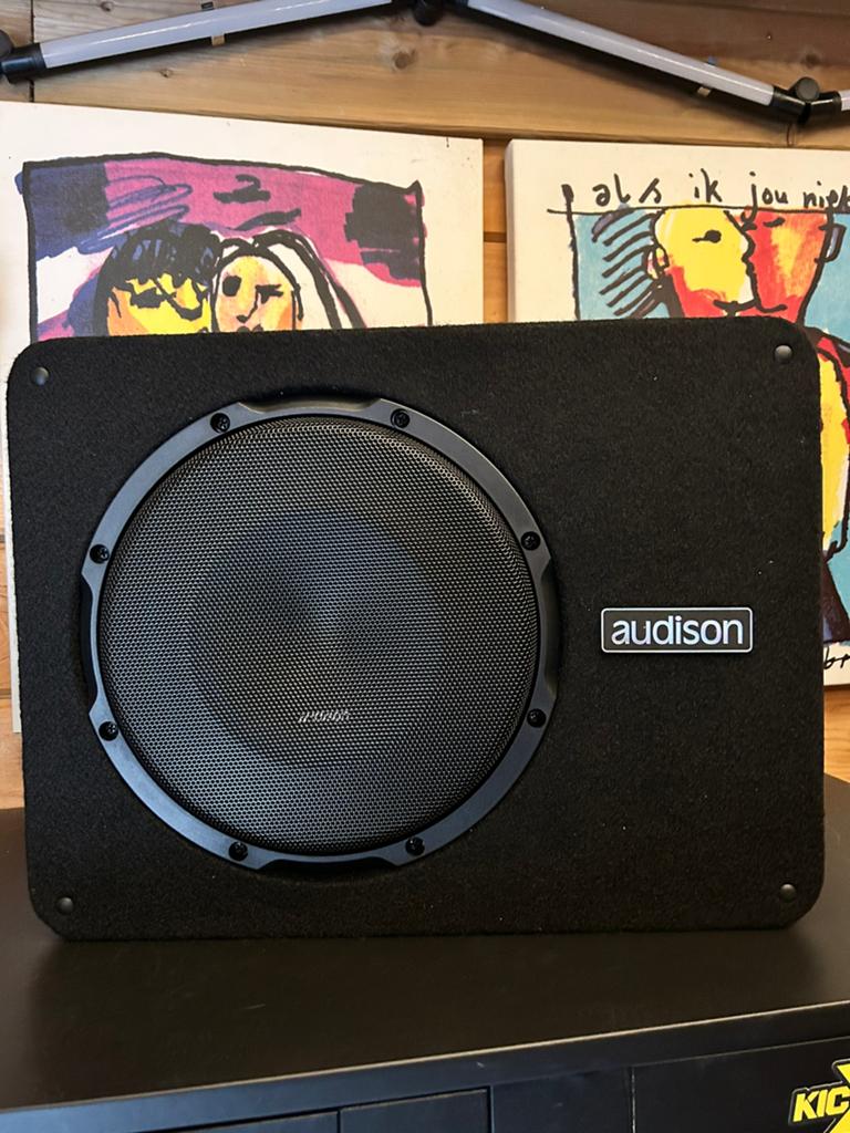 Audison apbx 10 as2 subwoofer zgan, Auto diversen, Autospeakers, Ophalen, Zo goed als nieuw