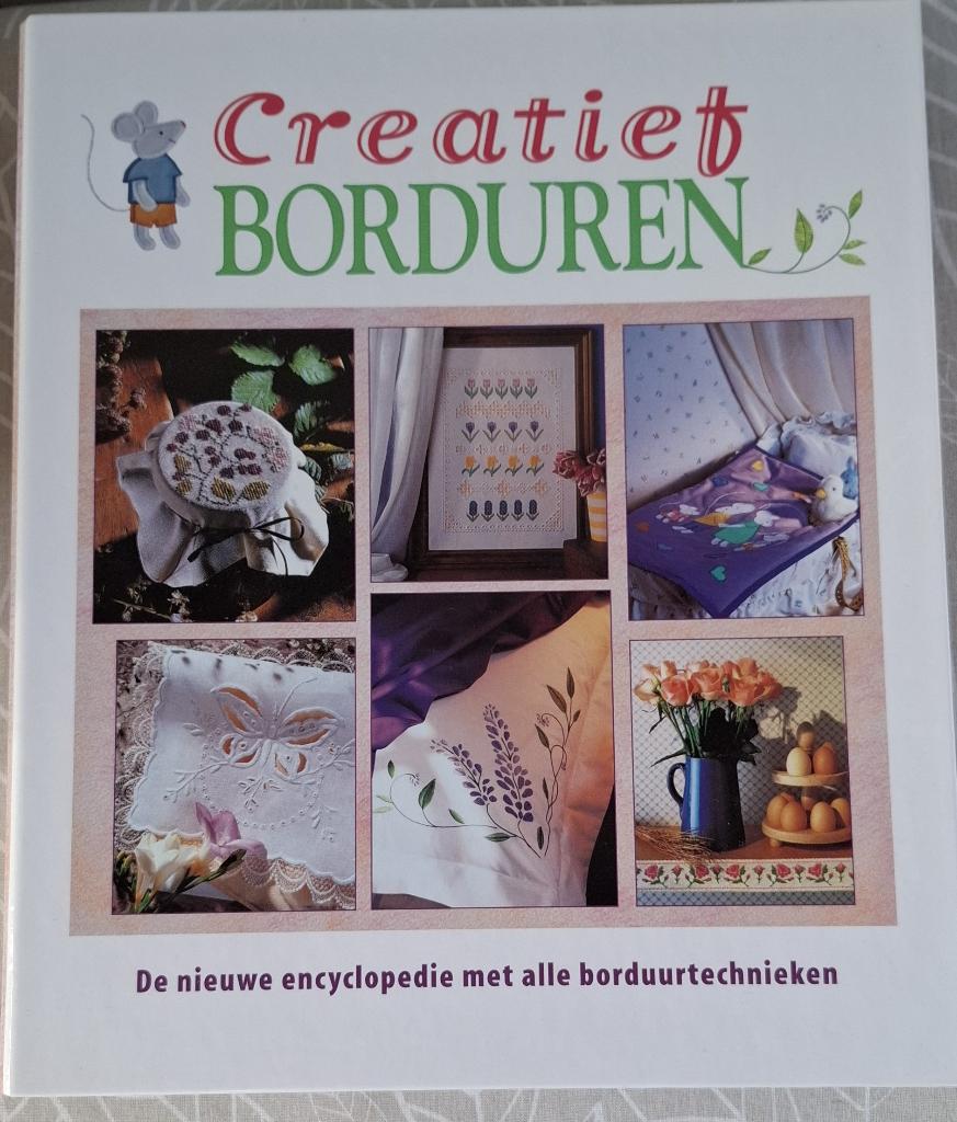 Creatief Borduren: Patronen & Technieken Encyclopedie, Hobby en Vrije tijd, Ophalen of Verzenden, Zo goed als nieuw, Handborduren