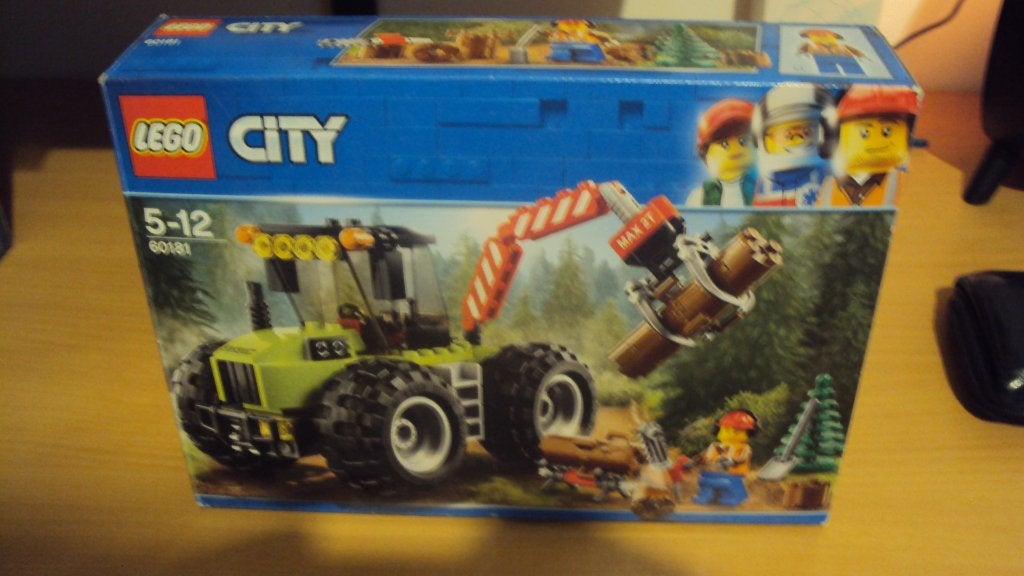 lego boomhakker met voertuig voor bomen op de rapen, City, Lego, Ophalen of Verzenden, Zo goed als nieuw