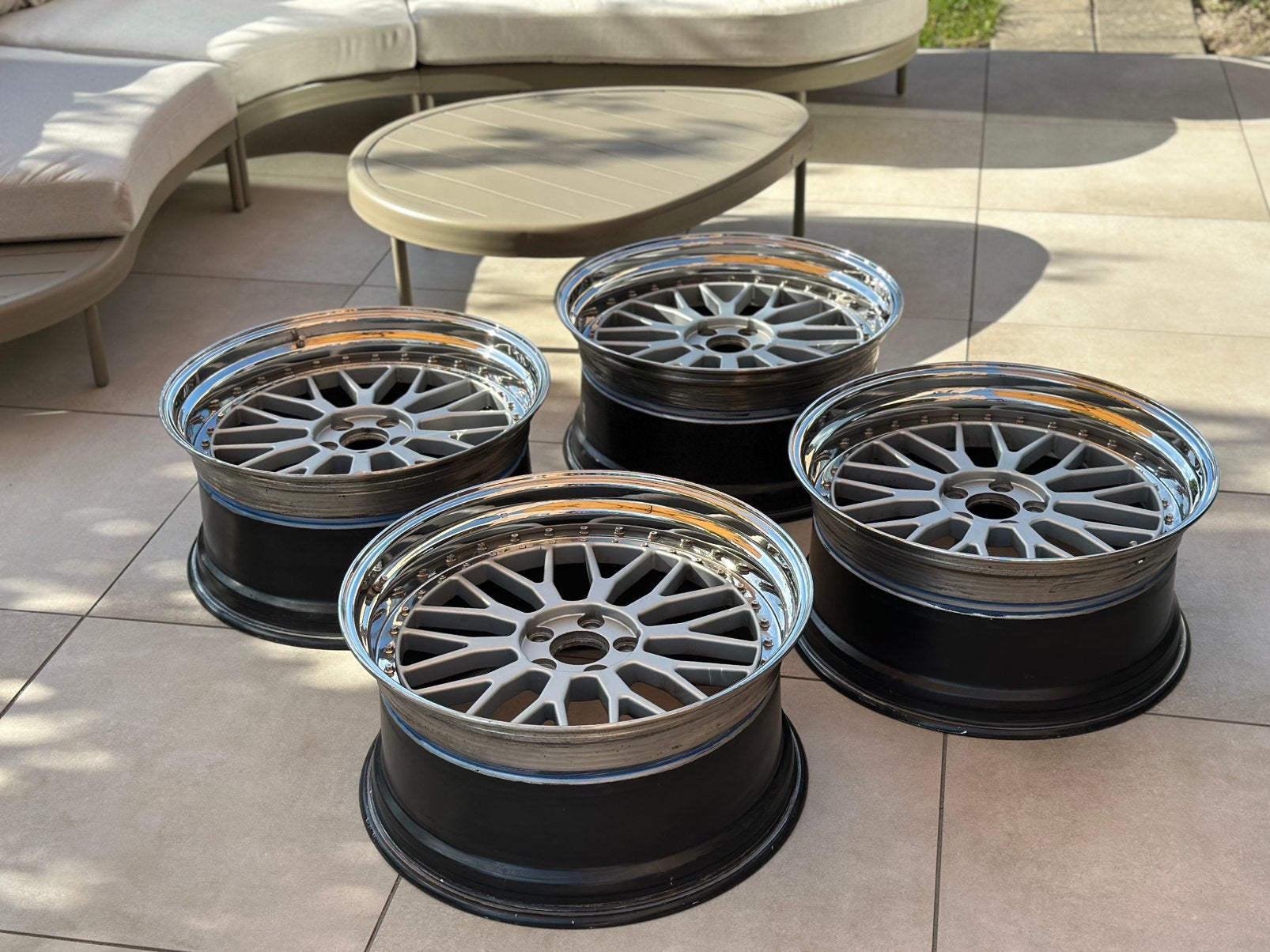 20 inch 3-delig 5x112 inox, Ophalen, Overige, Gebruikt, Velg(en)
