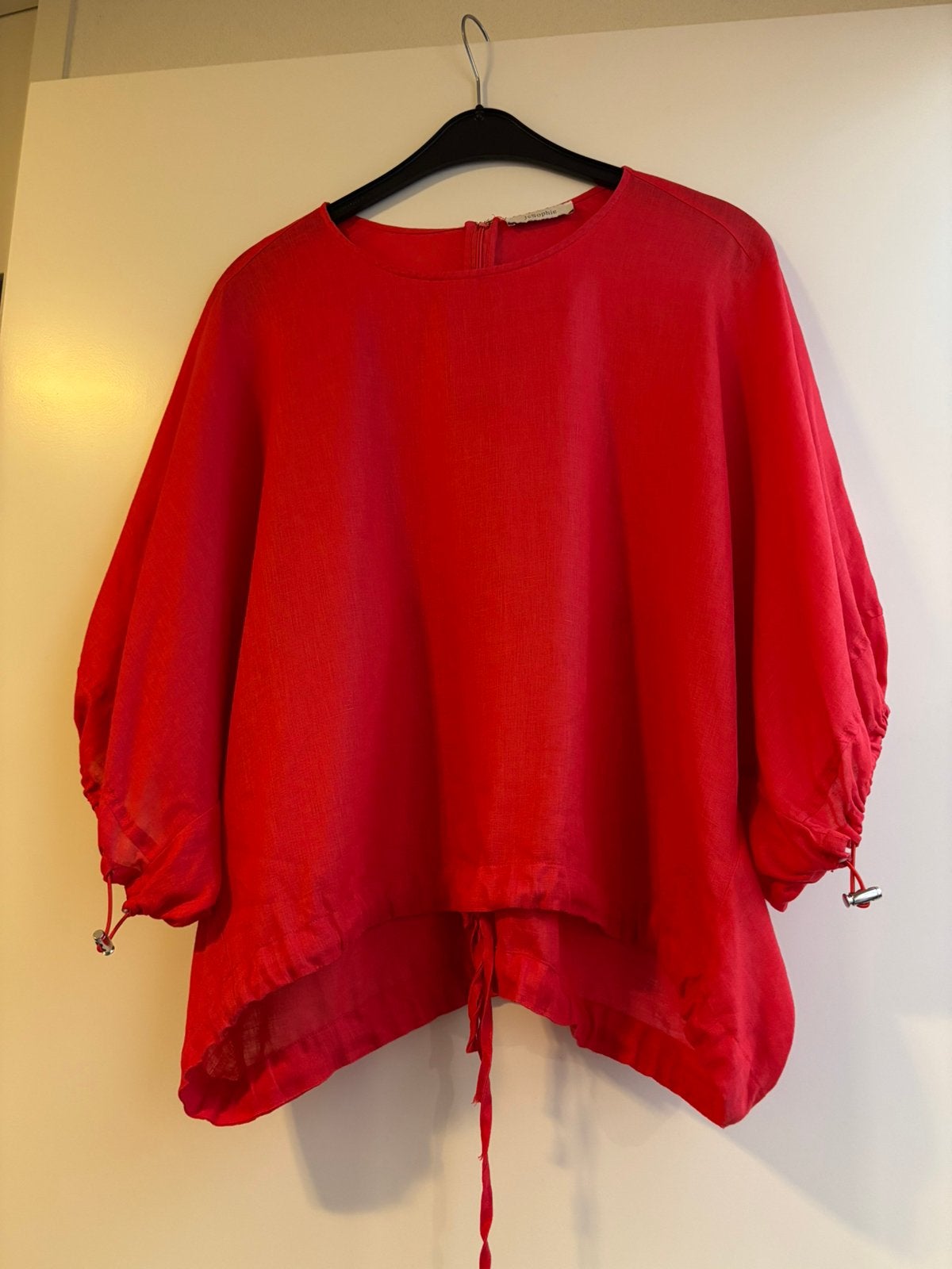 Knalrode blouse van JC Sophie in maat 44, echt gewoon nieuw!, Ophalen of Verzenden, Zo goed als nieuw, Maat 42/44 (L), Rood