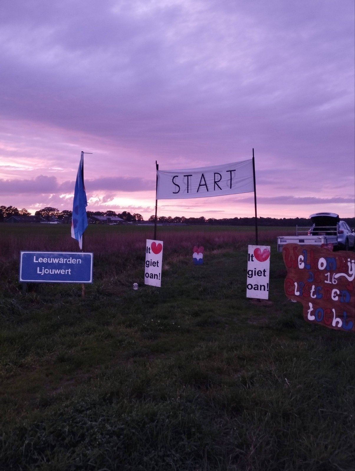 straatversiering elfstedentocht, Ophalen, Gebruikt, Versiering, Overige