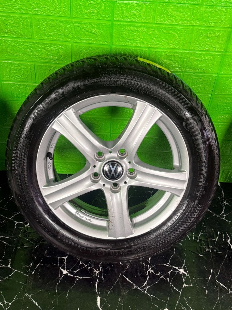 Volkswagen Golf Caddy velgen 16" 5x112 winterset 6mm seat, Auto-onderdelen, Banden en Velgen, Niet ingevuld, Gebruikt, 16 inch