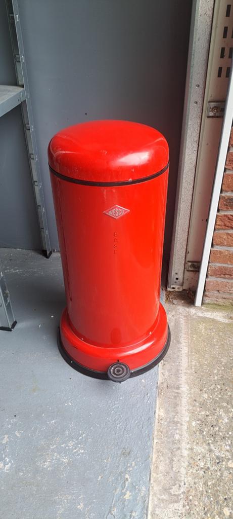 Wesco pedaalemmer hoog en slank, Ophalen of Verzenden, Gebruikt