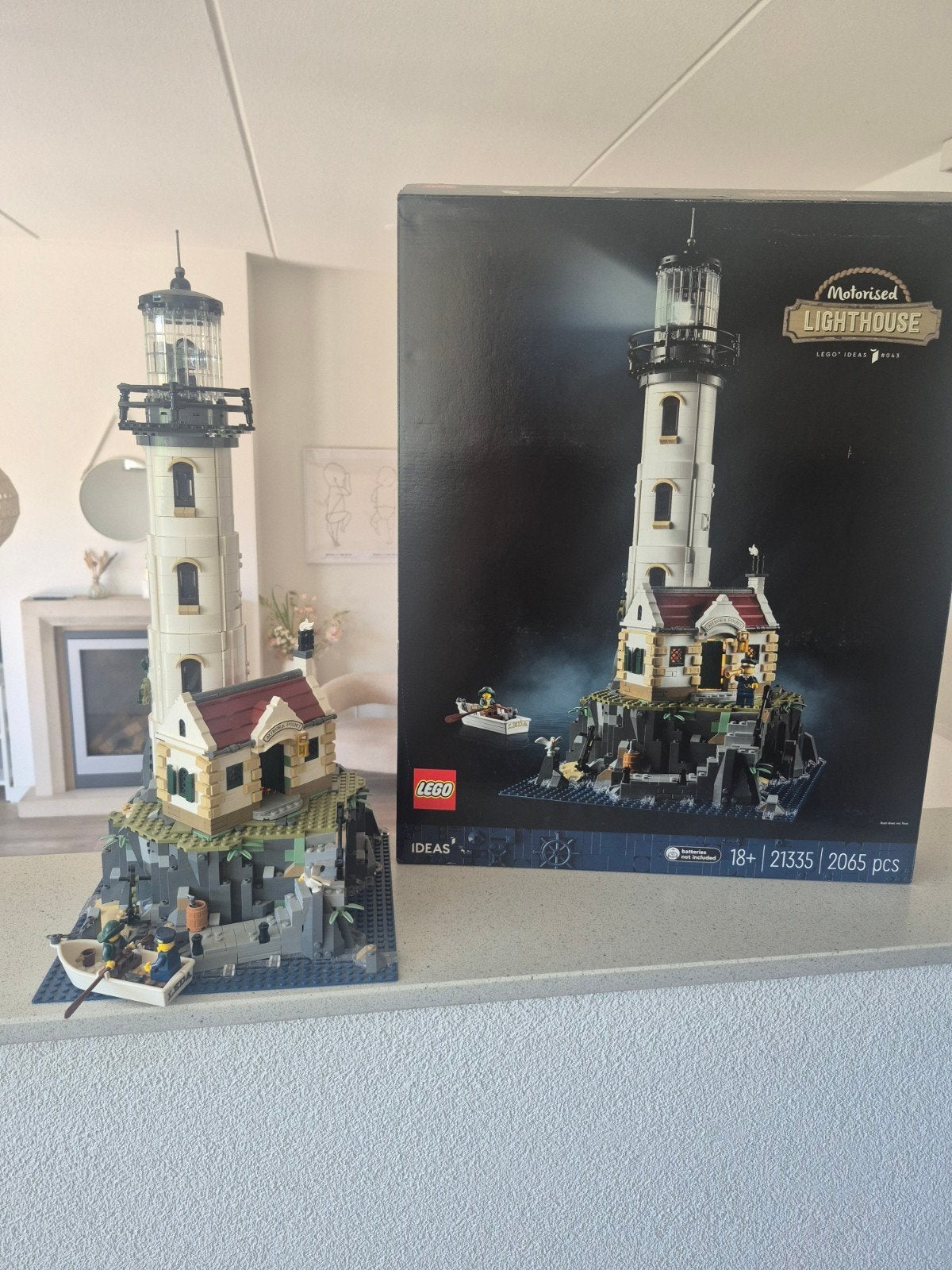 Lego Ideas 21335 Gemotoriseerde Vuurtoren met Licht, Ophalen of Verzenden, Zo goed als nieuw, Lego